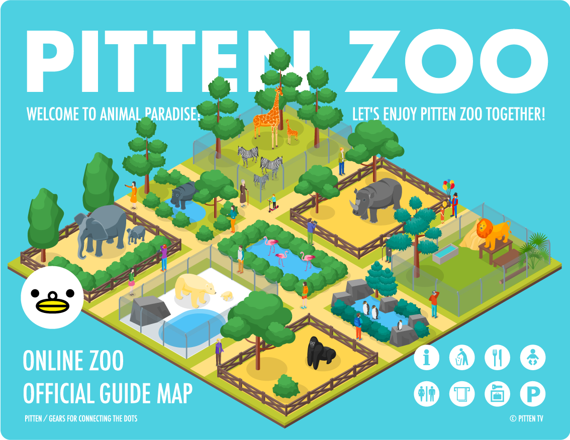 ネット動物園『PITTEN ZOOのマップ PC用